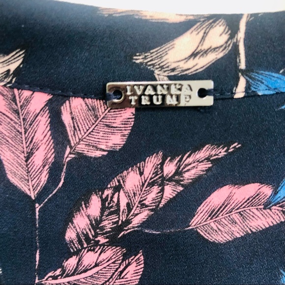 Ivanka Trump | Floral Tie Sleeve Blouse - Picture 8 of 8